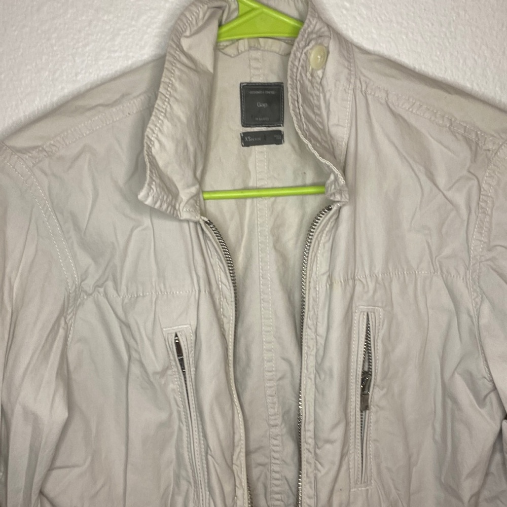 Gap off duty jacket with cinched waist - Picture 3 of 9